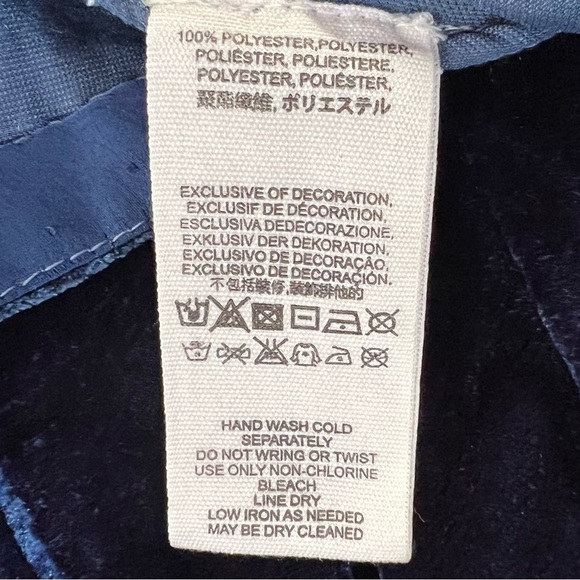 FREE PEOPLE Jills Velvet Sequin Swing Dress Mini Navy High Neck Size XS - Picture 12 of 13